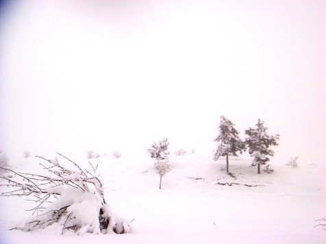 L’hiver peut aussi paraître romantique ; photo prise par Khaled