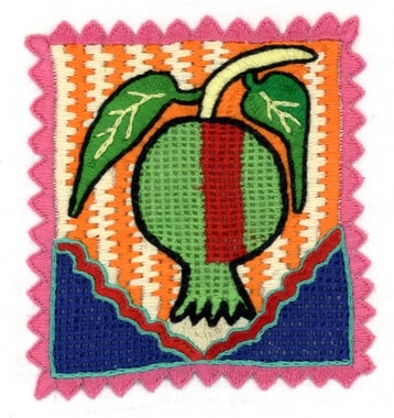 Broderie réalisée par  Lutfia