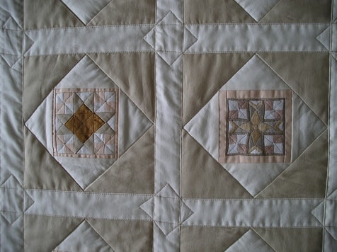 Détail, Quilt von Elke Schmid, D