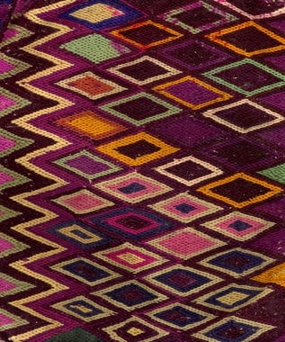 Traditional keshide embroidery