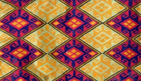 Traditional keshide embroidery