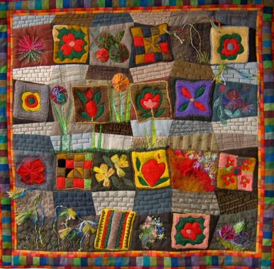 "Les fleurs du muret" von Renate Hollstein