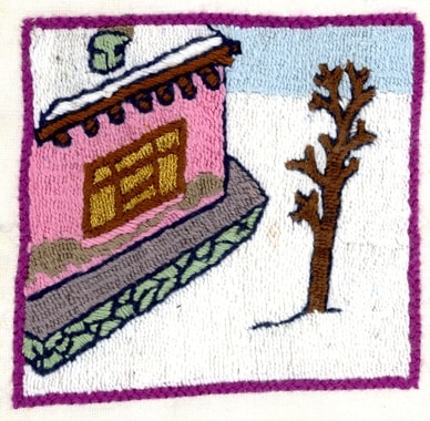 Broderie réalisée par Masuda