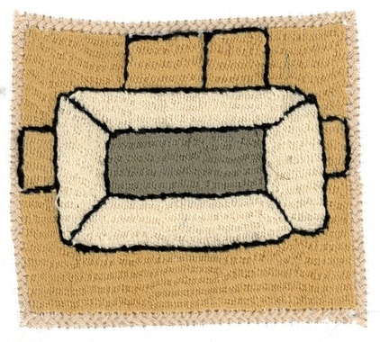 Broderie réalisée par Sabsa : sandali