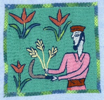 Broderie réalisée par Frozan